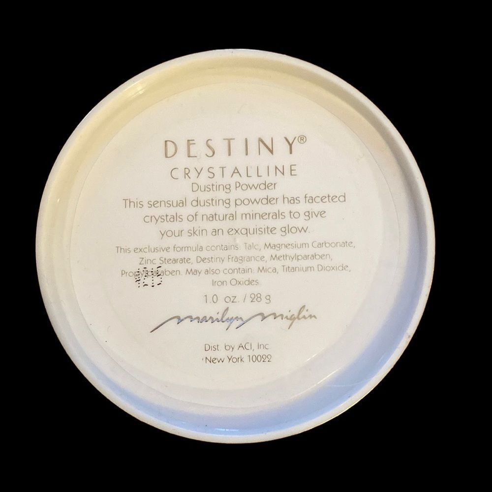 Destiny Crystalline Dusting Powder Marilyn Miglin 1.0 oz NEW Sealed - Picture 2 of 4